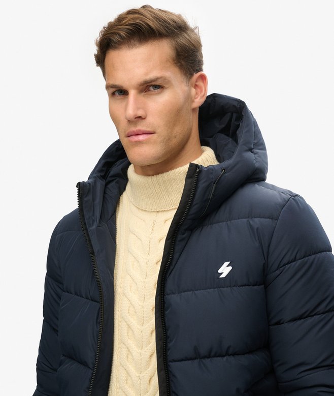 Superdry Chaqueta Acolchada Con Capucha Sports