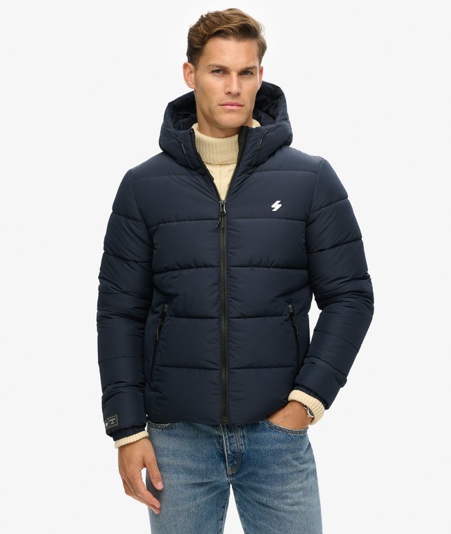 Superdry Chaqueta Acolchada Con Capucha Sports