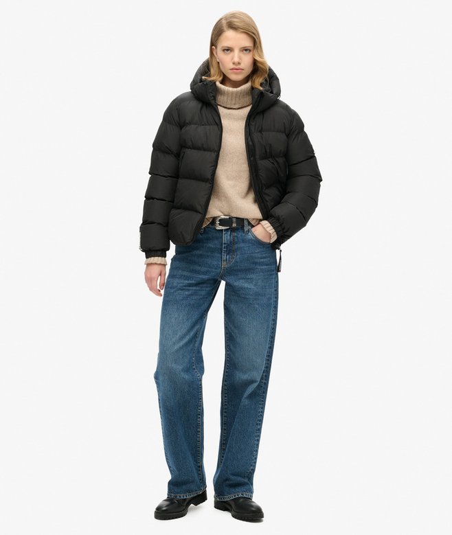 Superdry Chaqueta Acolchada Con Capucha Sports