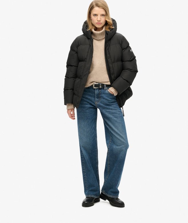 Superdry Chaqueta Acolchada Con Capucha Sports