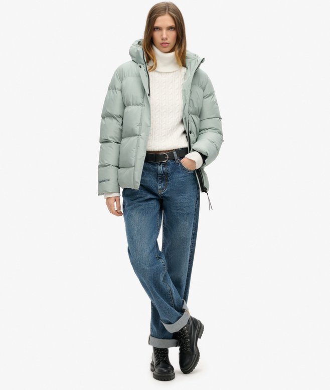 Superdry Chaqueta Acolchada Con Capucha Sports