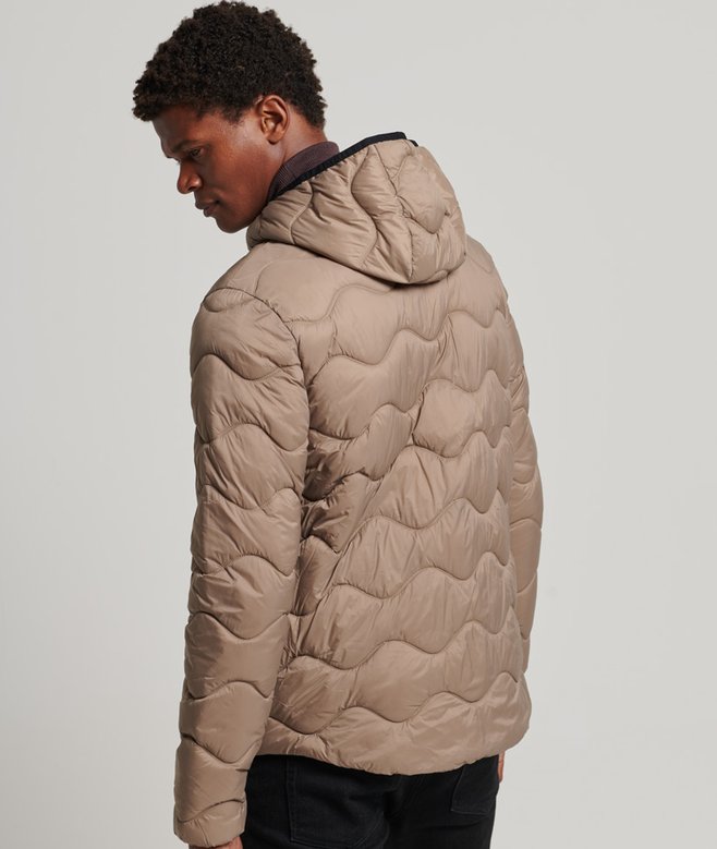 Superdry Chaqueta Acolchada Ligera Con Capucha