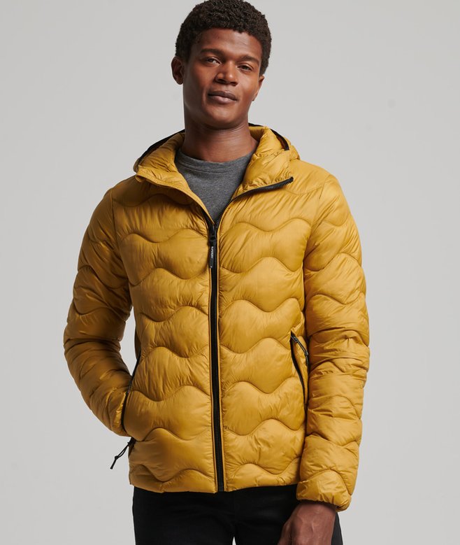 Superdry Chaqueta Acolchada Ligera Con Capucha