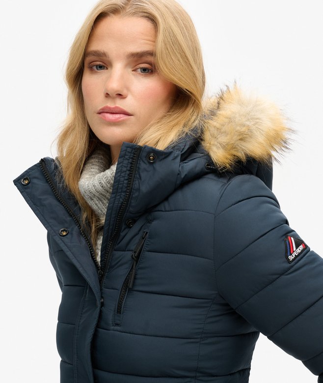 Superdry Chaqueta Clásica De Pelo Sintético Fuji