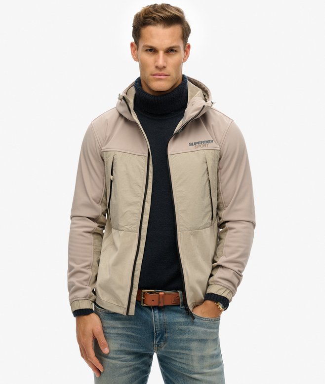 superdry Chaqueta con capucha Hybrid Trekker