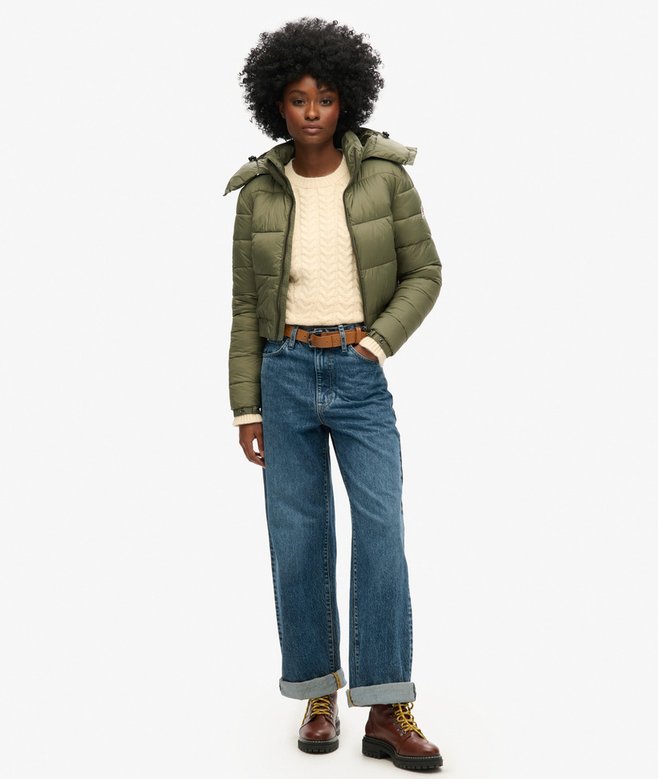 Superdry Chaqueta Corta Con Capucha Fuji