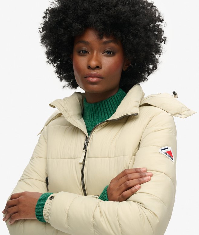 Superdry Chaqueta Corta Con Capucha Fuji