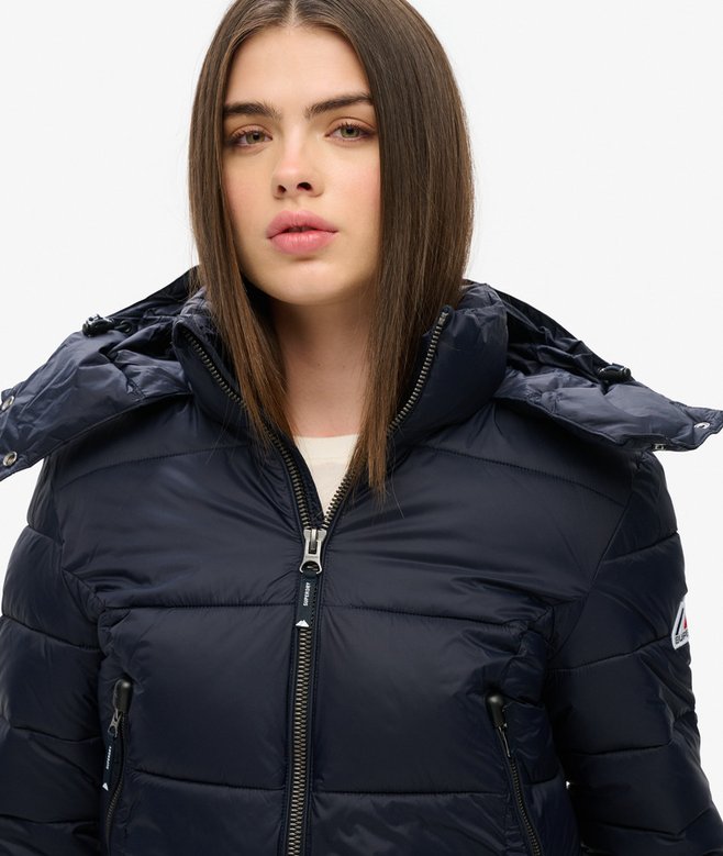 Superdry Chaqueta Corta Con Capucha Fuji