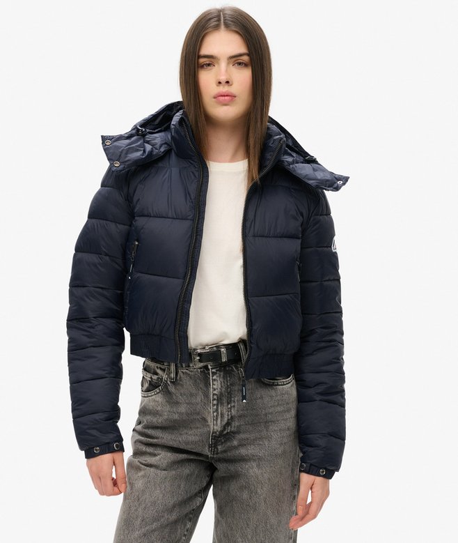 superdry Chaqueta corta con capucha Fuji