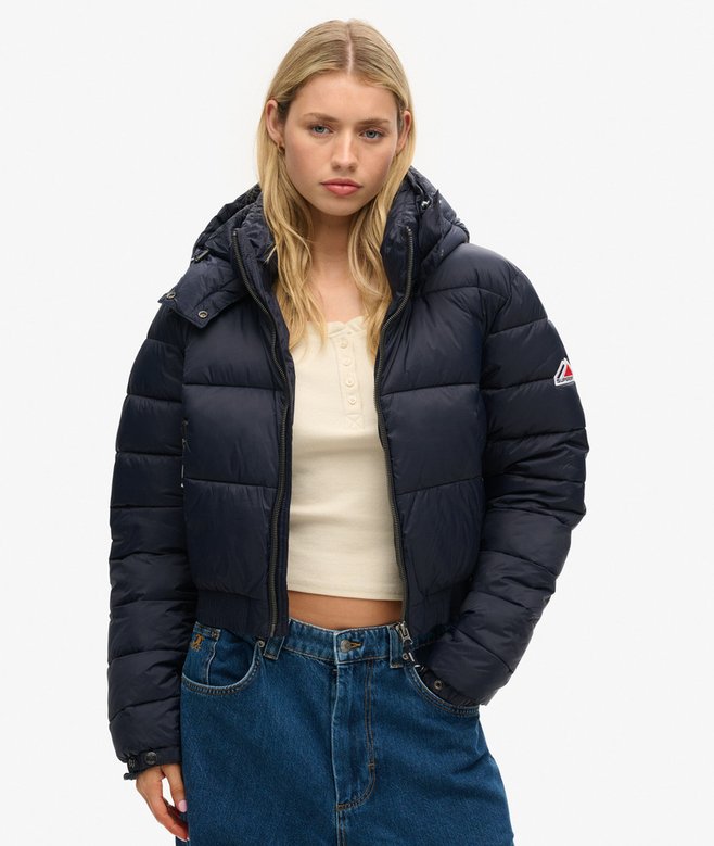 Superdry Chaqueta Corta Con Capucha Fuji