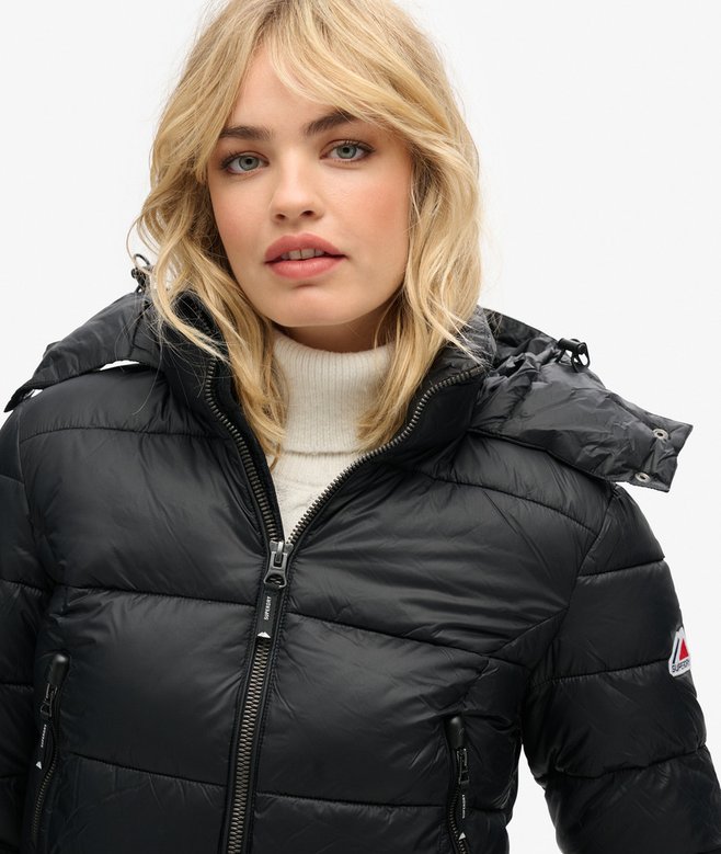 Superdry Chaqueta Corta Con Capucha Fuji