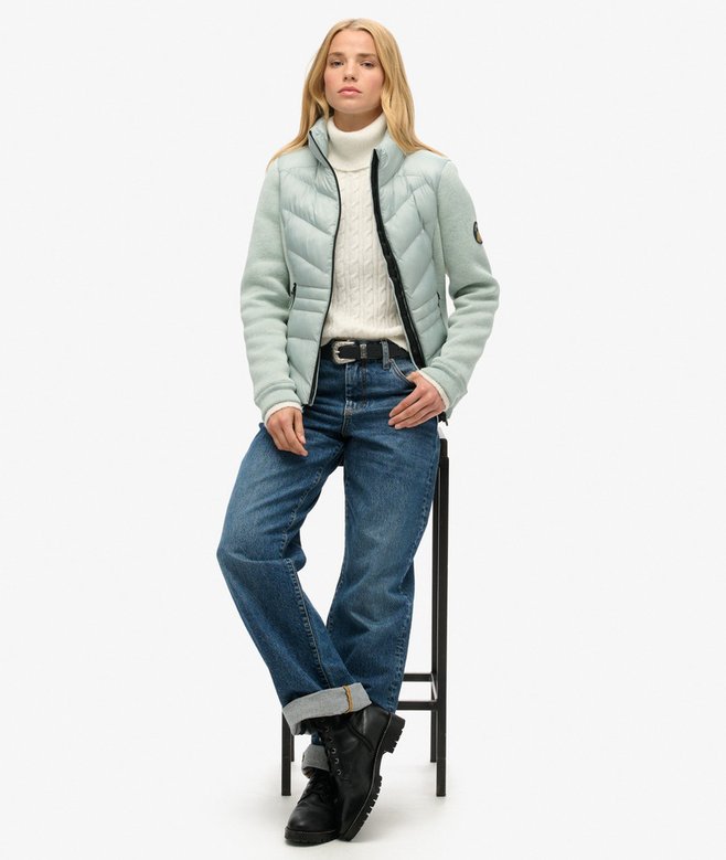 Superdry Chaqueta Híbrida De Punto Storm