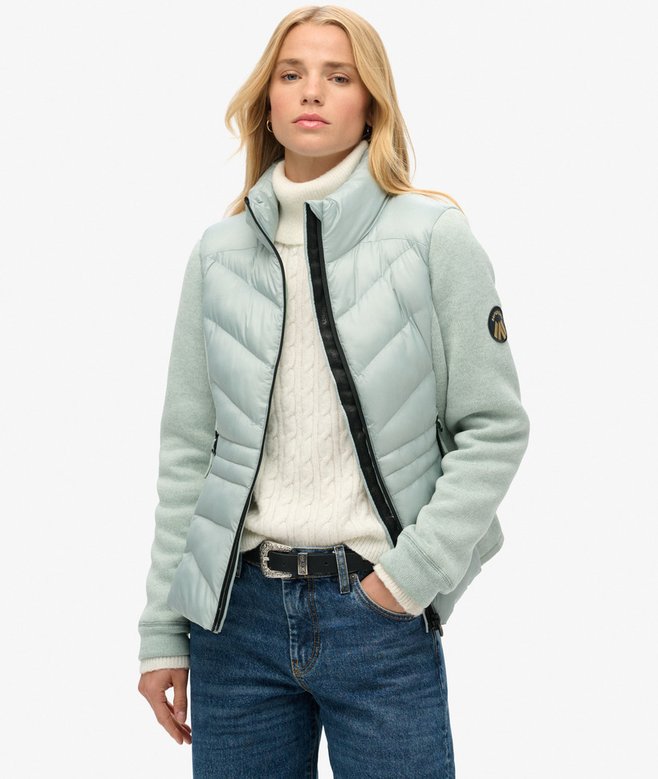 superdry Chaqueta híbrida de punto Storm