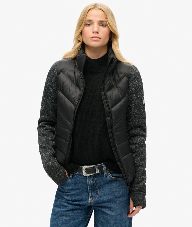 superdry Chaqueta híbrida de punto Storm
