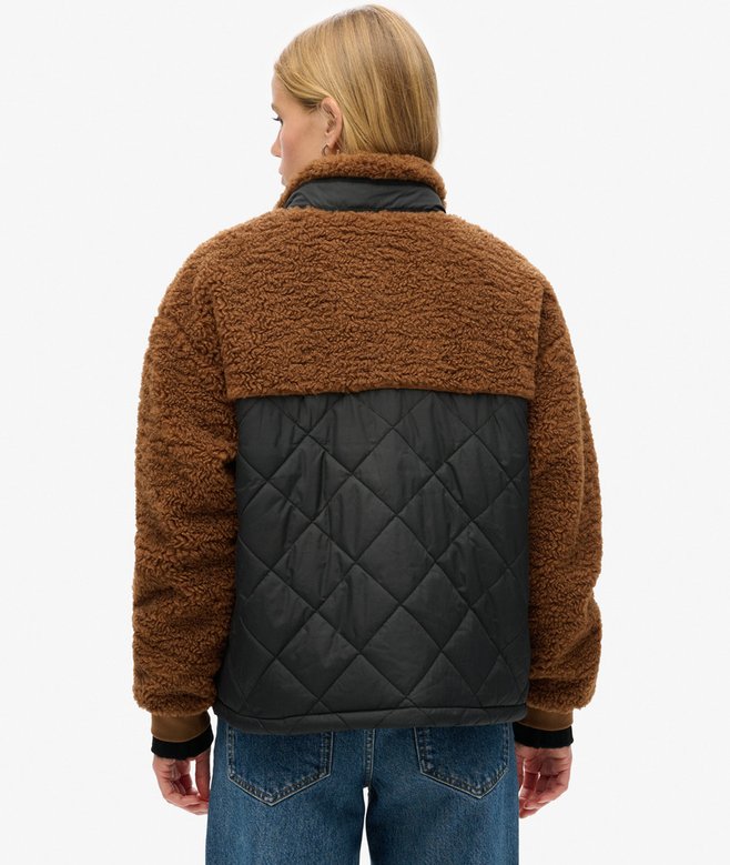 Superdry Chaqueta Híbrida De Tejido Polar Workwear