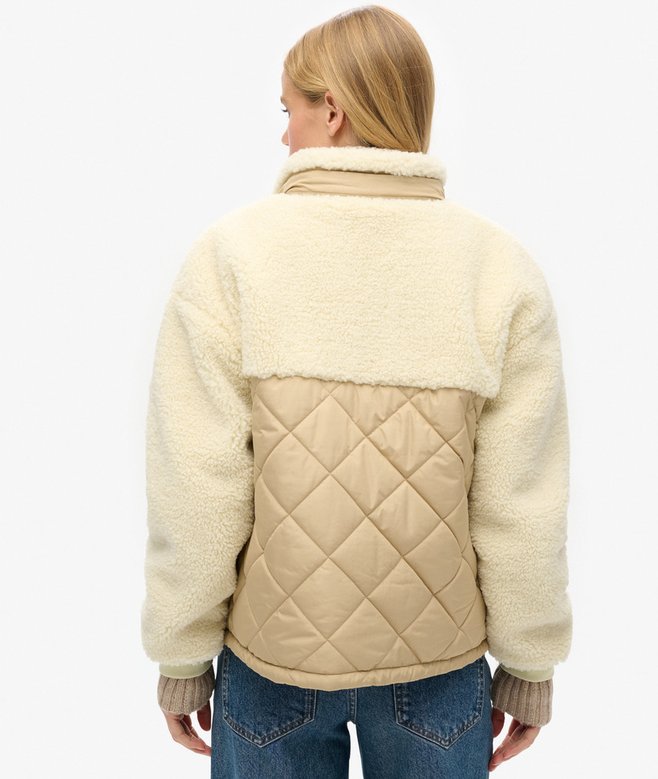 Superdry Chaqueta Híbrida De Tejido Polar Workwear