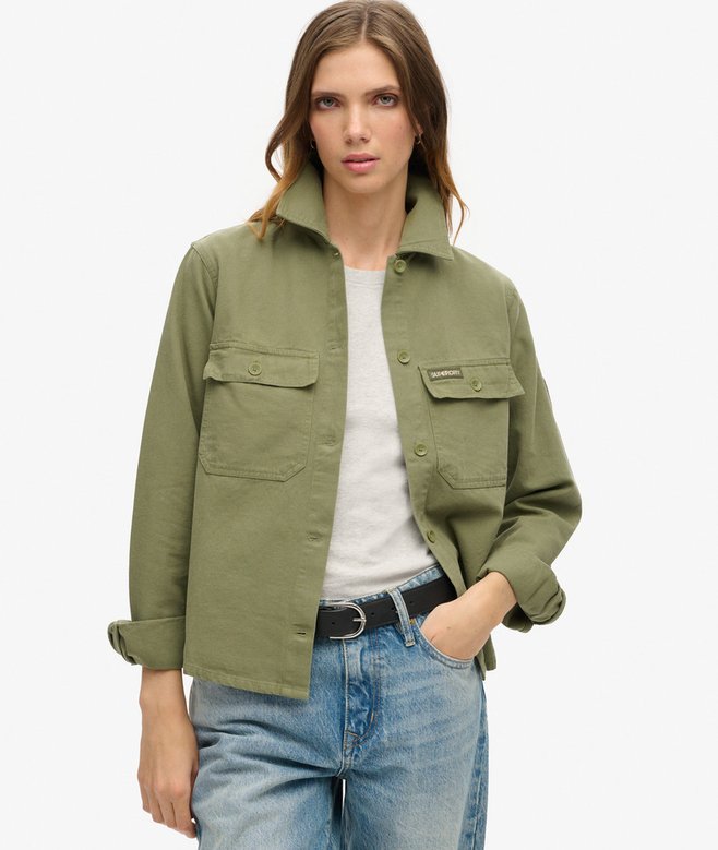 Superdry Chaqueta Militar Adornada
