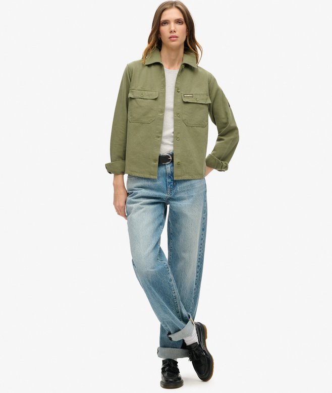 Superdry Chaqueta Militar Adornada