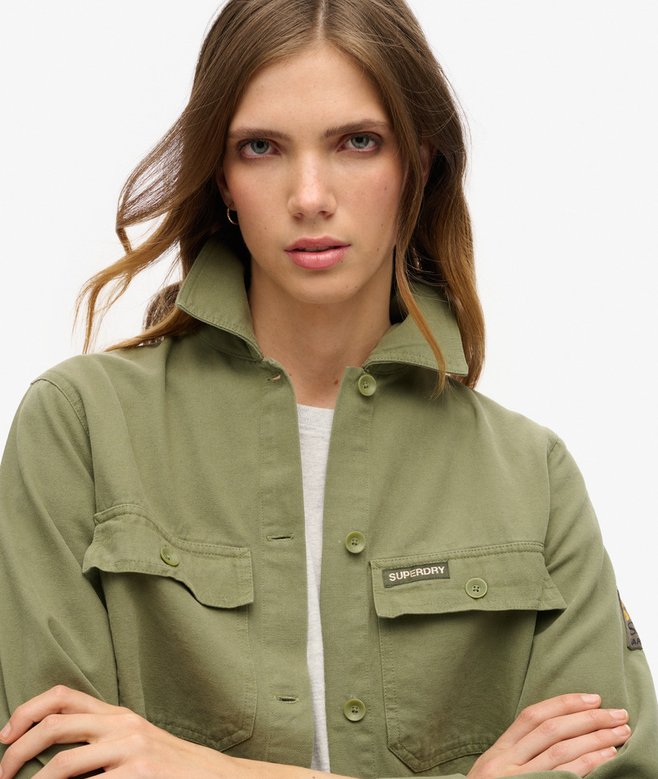 Superdry Chaqueta Militar Adornada