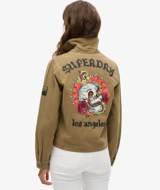 superdry Chaqueta militar adornada
