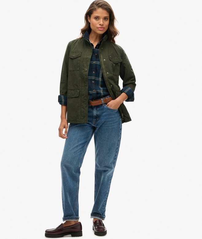 Superdry Chaqueta Militar Adornada St Tropez M65