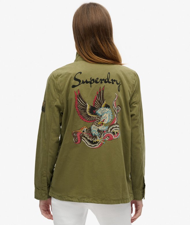 Superdry Chaqueta Militar Adornada St Tropez M65