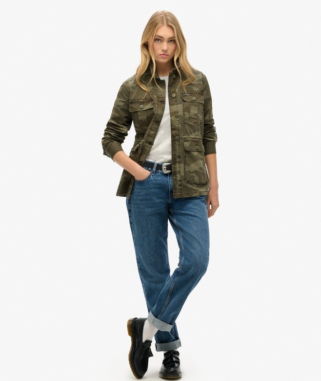 Superdry Chaqueta Militar Bordada