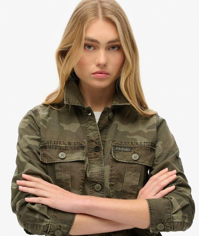 Superdry Chaqueta Militar Bordada
