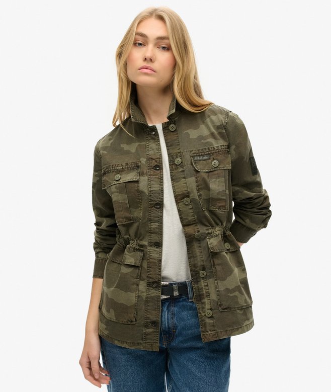 Superdry Chaqueta Militar Bordada