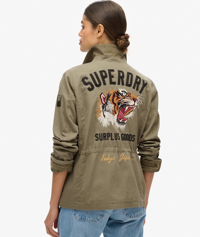 Superdry Chaqueta Militar Bordada M65