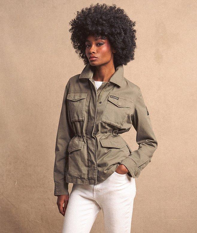 superdry Chaqueta militar bordada M65