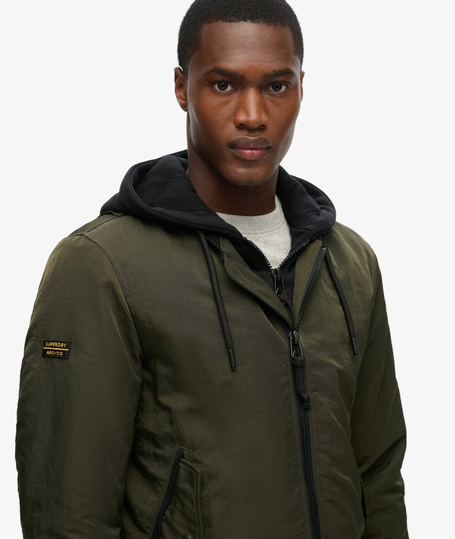 Superdry Chaqueta Militar Con Capucha MA1