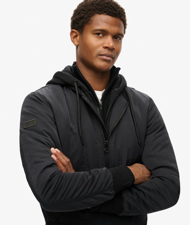 Superdry Chaqueta Militar Con Capucha MA1