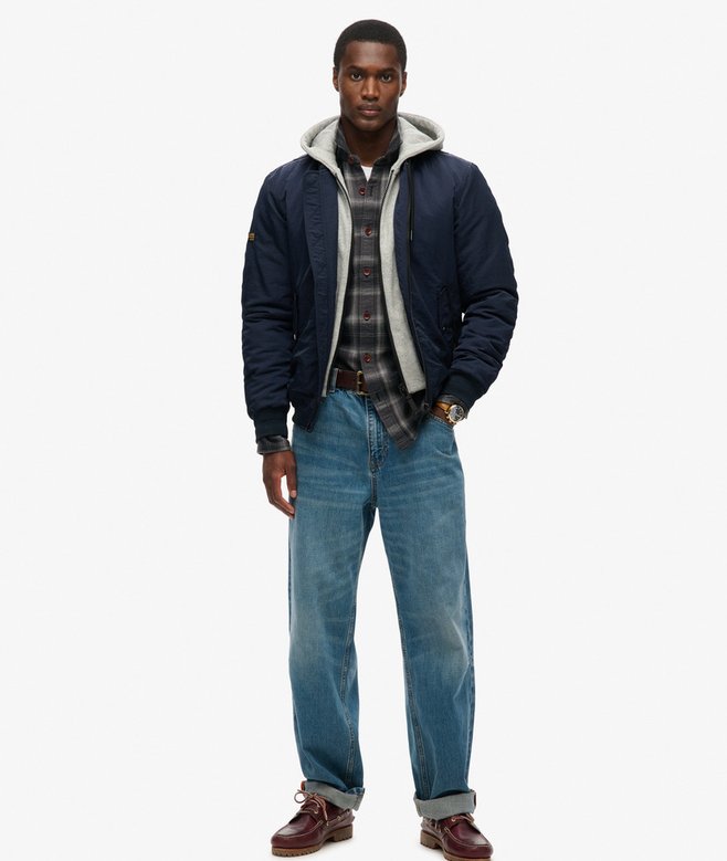 Superdry Chaqueta Militar Con Capucha MA1