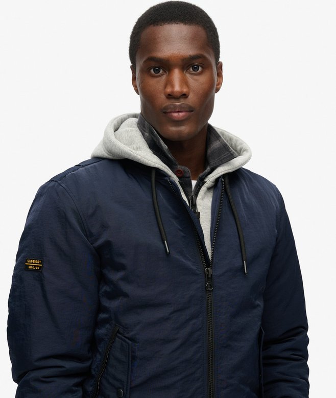 Superdry Chaqueta Militar Con Capucha MA1