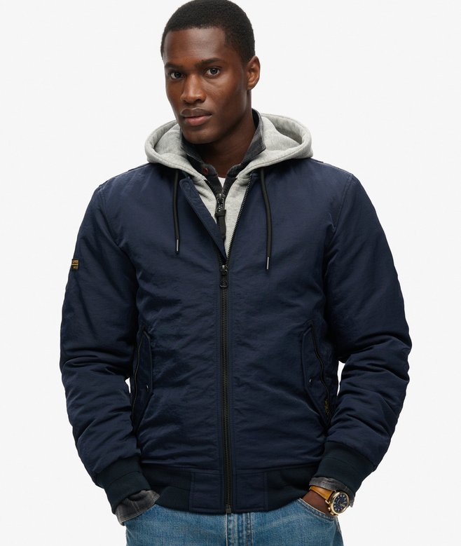 Superdry Chaqueta Militar Con Capucha MA1