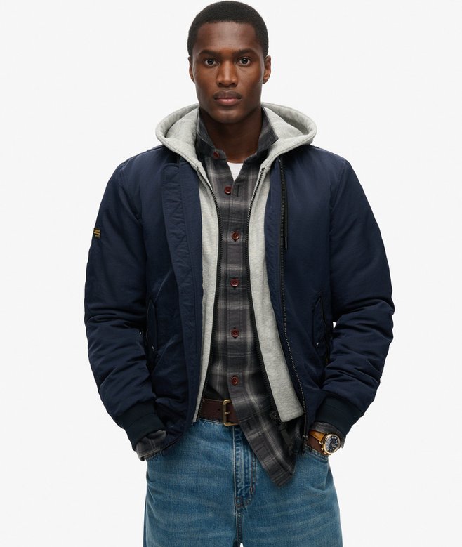 superdry Chaqueta militar con capucha MA1