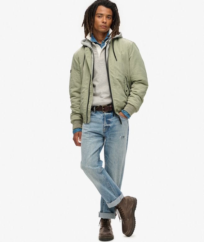 Superdry Chaqueta Militar Con Capucha MA1