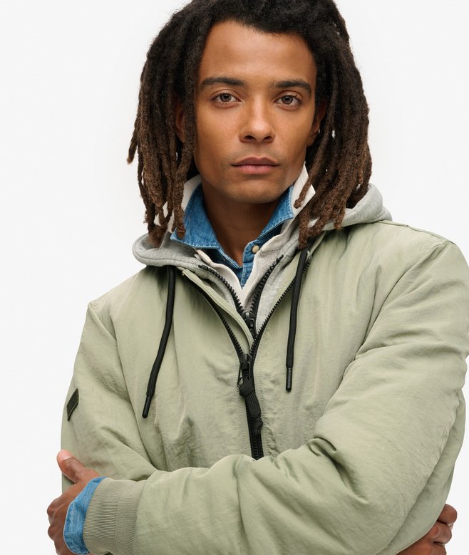 Superdry Chaqueta Militar Con Capucha MA1