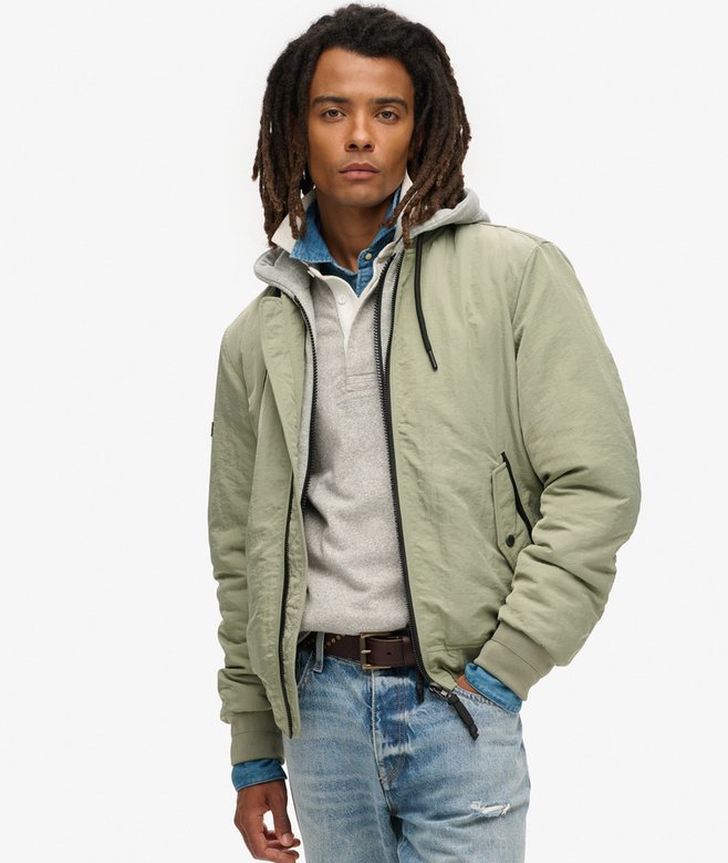 superdry Chaqueta militar con capucha MA1