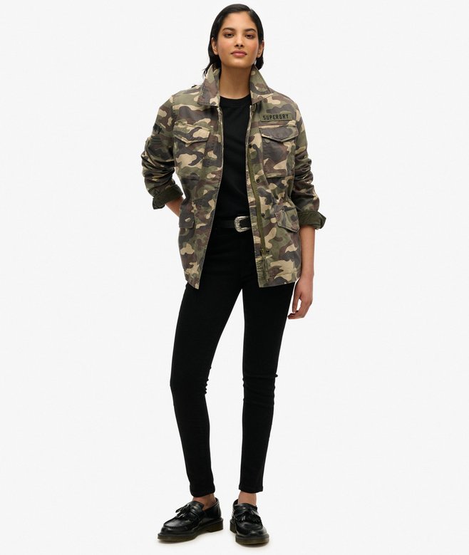 Superdry Chaqueta Militar M65 Adornada