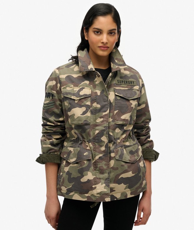 Superdry Chaqueta Militar M65 Adornada