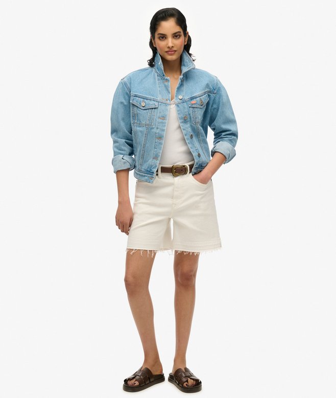 Superdry Chaqueta Vaquera Con Adornos