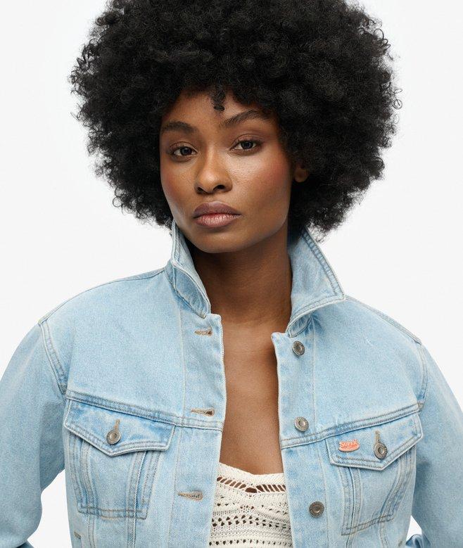 Superdry Chaqueta Vaquera Con Adornos