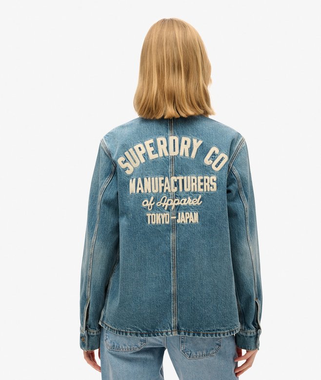 Superdry Chaqueta Vaquera Con Bordado Chore