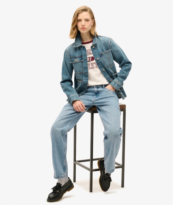 Superdry Chaqueta Vaquera Con Bordado Chore