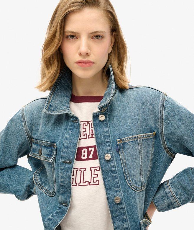 Superdry Chaqueta Vaquera Con Bordado Chore