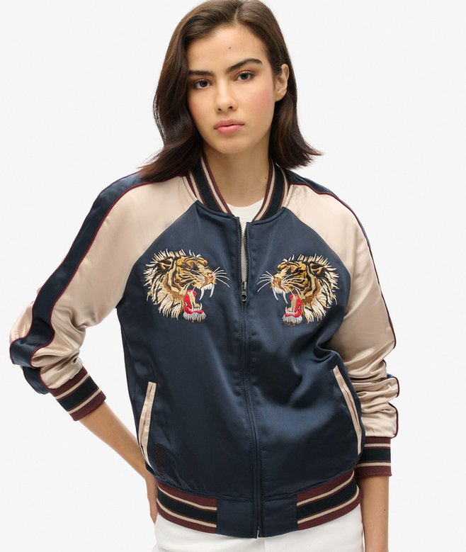 Superdry Chaqueta Vintage Con Bordado Sukajan