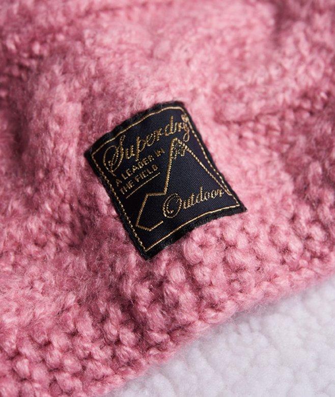 Superdry Cubrecuellos En Punto Trenzado De Tweed