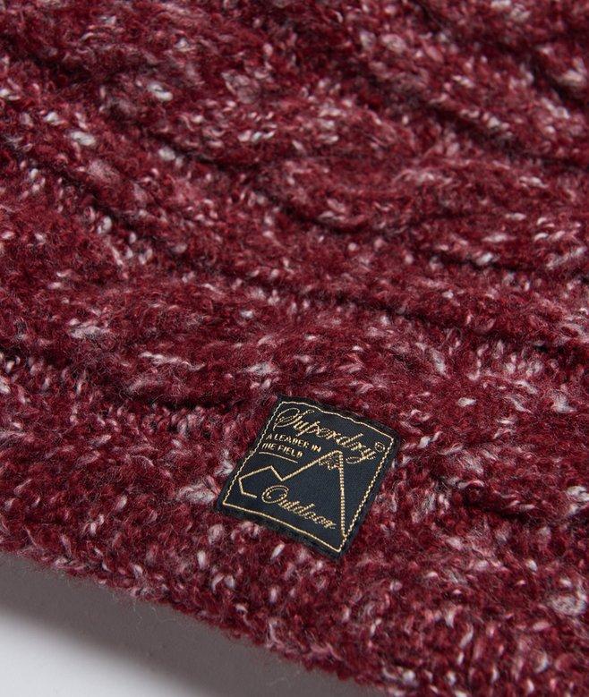 Superdry Cubrecuellos En Punto Trenzado De Tweed